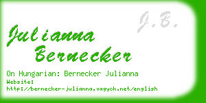 julianna bernecker business card